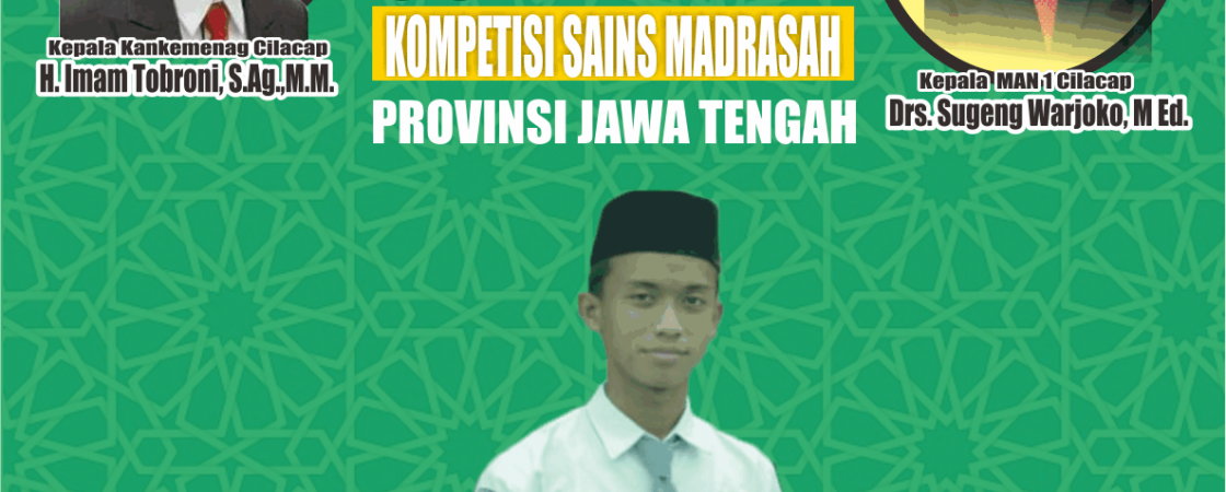 Nazril Al Ghifari sebagai Juara II Geografi Terintegrasi KSM Tingkat Provinsi Jawa Tengah